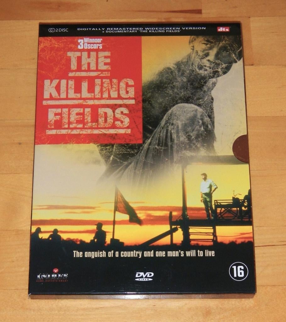 2 dvd - The Killing Fields, Cd's en Dvd's, Dvd's | Klassiekers, Ophalen, Drama, Zo goed als nieuw, Alle leeftijden