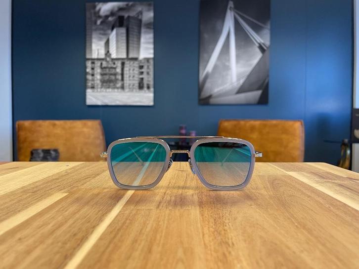 Dita flight 006 zonnebril blauw, Sieraden, Tassen en Uiterlijk, Zonnebrillen en Brillen | Heren, Nieuw, Zonnebril, Overige merken