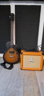Epiphone Les Paul Vintage Edition met Orange Crush Amp, Ophalen, Zo goed als nieuw, Epiphone, Met versterker