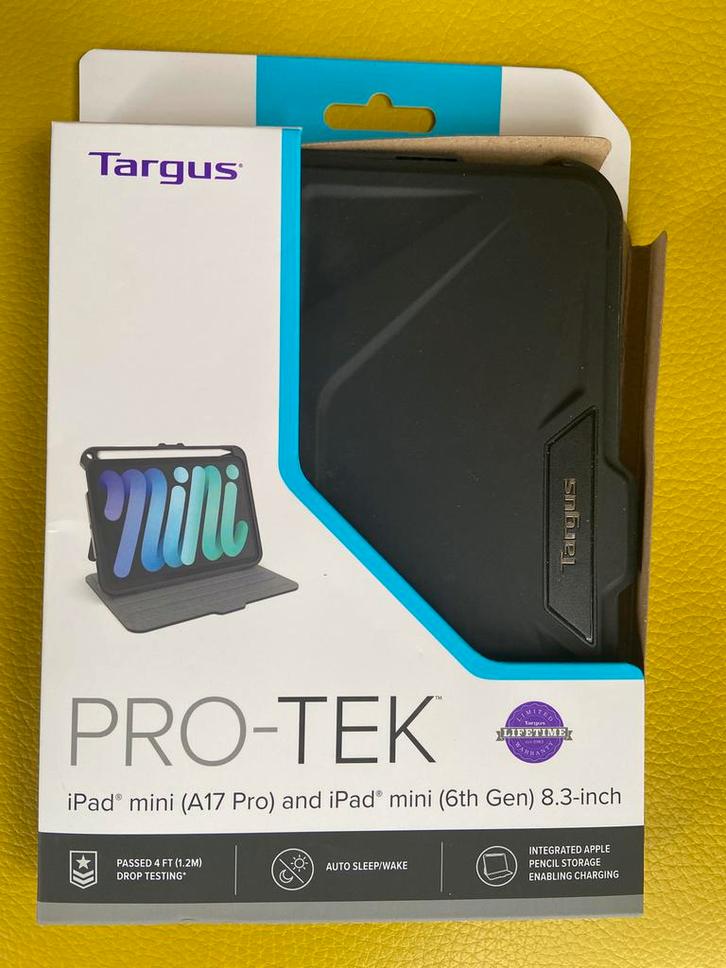Nieuw iPad hoesje Targus Pro-Trek iPad mini 8,3 inch, Computers en Software, Tablet-hoezen, Nieuw, Bescherming voor- en achterkant