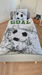 Dekbedovertrek 140x200 - Voetbalprint - 1 Persoons, Ophalen of Verzenden, 180 cm of meer, 100 cm of meer