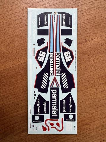 Indycals decals voor Tamiya Brabham BT46, Nelson Piquet beschikbaar voor biedingen