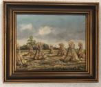 Landschappelijk olieverf schilderij gemaakt door D van Epe, Antiek en Kunst, Ophalen of Verzenden