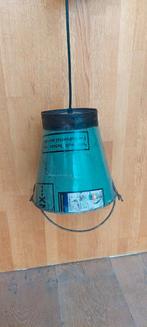 Toffe emmer lamp gerecycled, Huis en Inrichting, Lampen | Hanglampen, Ophalen of Verzenden, Zo goed als nieuw, Minder dan 50 cm