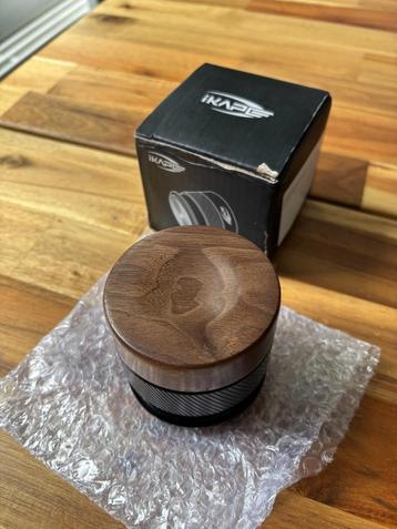 Ikape espresso tamper walnoot hout 58,5mm beschikbaar voor biedingen