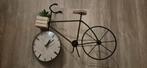 Fiets klok - Decoratief en Functioneel, Huis en Inrichting, Woonaccessoires | Klokken, Ophalen, Zo goed als nieuw, Analoog, Wandklok