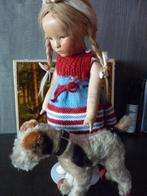 Käthe Kruse pop, stofkopje, uit de 40'er jaren., Verzenden