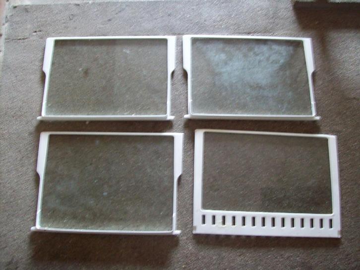 Siemens Koel/vries combie onderdelen 4 glasplaten 3 lade,, Witgoed en Apparatuur, Onderdelen en Toebehoren, Gebruikt, Ophalen of Verzenden