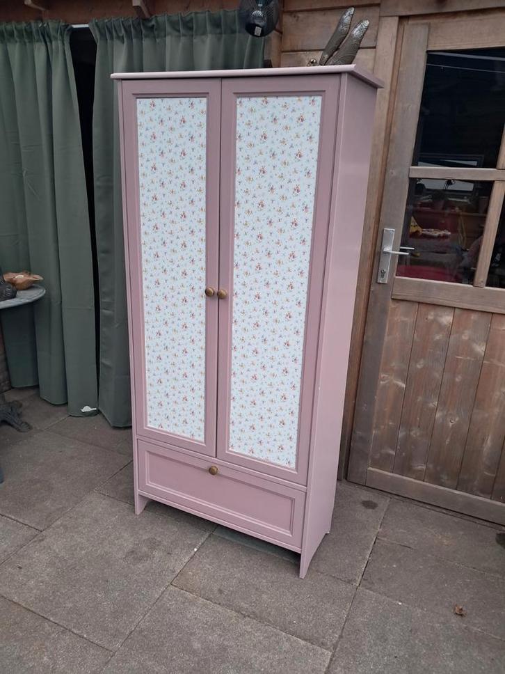 Leuke gepimpte (Meiden) kast!, Huis en Inrichting, Kasten | Kledingkasten, Gebruikt, 150 tot 200 cm, 50 tot 100 cm, 25 tot 50 cm