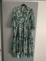 Panter jurk zeegroen zeeblauw beige zara h&m maxi lang midi☘, Kleding | Dames, Jurken, Maat 38/40 (M), Blauw, Nieuw, Ophalen of Verzenden