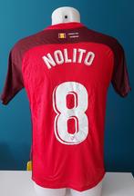 Matchtworn Europa Cup voetbal-shirt Nolito (Sevilla), Verzenden, Gebruikt, Buitenlandse clubs, Shirt