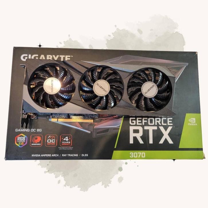 Gigabyte GeForce RTX 3070 Gaming OC 8G (LHR) | 8 GB GDDR6, Computers en Software, Videokaarten, Zo goed als nieuw, Nvidia, PCI-Express 4.0