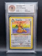 Dragonite 1st edition 1999 fossil NL #19 woetoe grading 8, Verzenden, Zo goed als nieuw