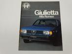 Alfa Romeo Giulietta 116 oude vintage folder brochure, Ophalen of Verzenden, Gelezen, Alfa Romeo