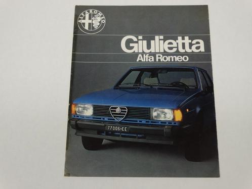 Alfa Romeo Giulietta 116 oude vintage folder brochure, Boeken, Auto's | Folders en Tijdschriften, Gelezen, Alfa Romeo, Ophalen of Verzenden
