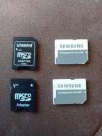 4 adapters van micro naar SD, Overige typen, Ophalen of Verzenden, Zo goed als nieuw, Fotocamera