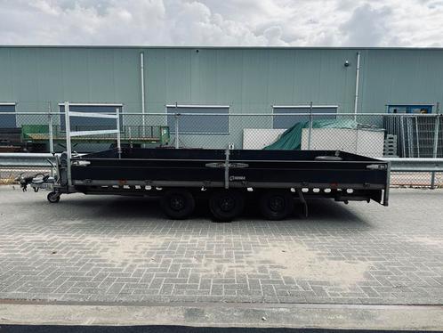 Henra PL35 tridem plateauwagen / autoambulance 3500KG, Auto diversen, Aanhangers en Bagagewagens, Gebruikt, Ophalen
