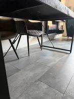 Britt eettafel zwart, Huis en Inrichting, Tafels | Eettafels, 100 tot 150 cm, Vierkant, Vier personen, 50 tot 100 cm