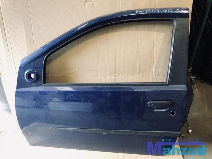 FIAT PUNTO 188 BLAUW Linker links deur portier, Auto-onderdelen, Carrosserie en Plaatwerk, Deur, Fiat, Gebruikt, Ophalen of Verzenden