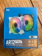 3 x RGB Aigo AR12PRO Wit Computer Case Fan nieuw in doos!, Nieuw, Ophalen of Verzenden
