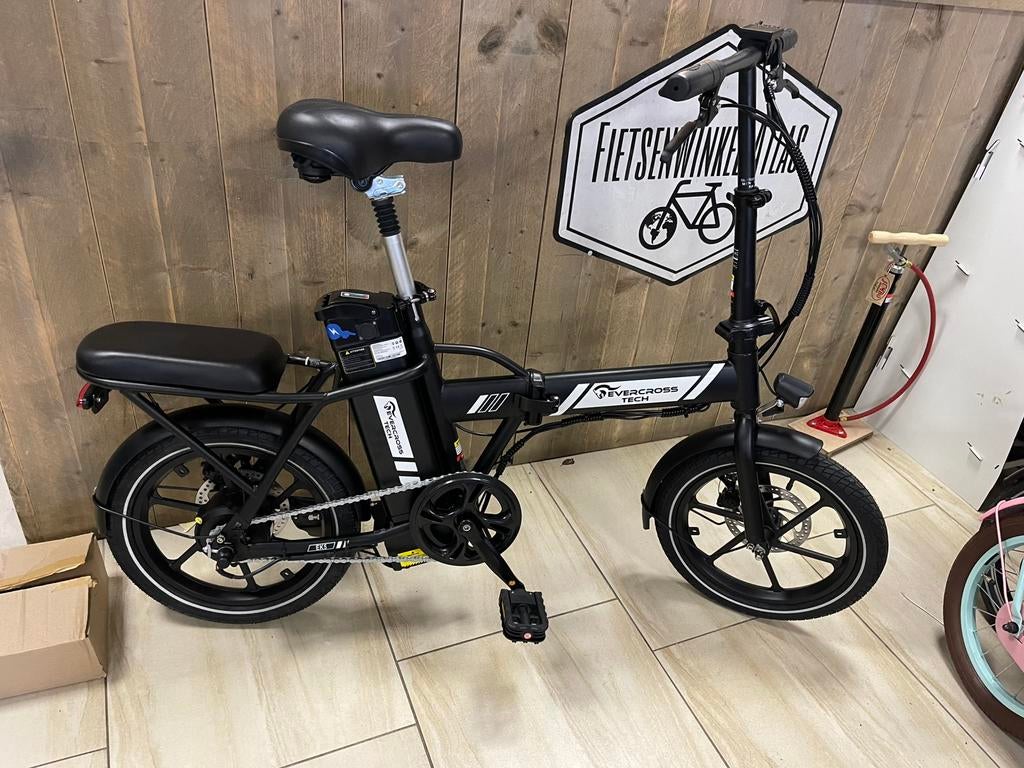 (NIEUW) evercross elektrische vouwfiets, Fietsen en Brommers, Fietsen | Vouwfietsen, Ophalen of Verzenden, Zo goed als nieuw, 20 inch of meer