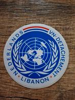 Sticker Libanon Nederland, Verzamelen, Ophalen of Verzenden, Landmacht, Nederland, Embleem of Badge