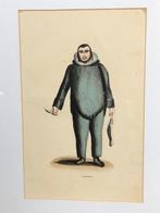 Twee originele lithos uit 1844; eskimo’s, Antiek en Kunst, Ophalen of Verzenden