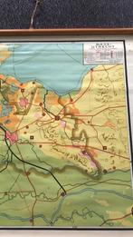 Oude Schoolplaat, Antiek en Kunst, Antiek | Schoolplaten, Ophalen, Aardrijkskunde