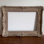 Antieke schilderijlijst 60x40 / 61x42 grijs mat poeder, Huis en Inrichting, Woonaccessoires | Lijsten, Ophalen, Gebruikt, Minder dan 50 cm