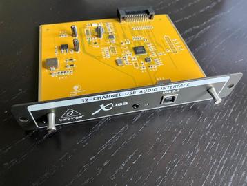 X-32 USB-2 card voor X32 console (nieuw) 32 channel beschikbaar voor biedingen