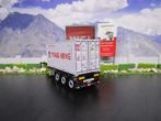 Wsi Yang Ming 20FT Container & Pacton Container Chassis 3as., Hobby en Vrije tijd, Modelauto's | 1:50, Nieuw, Wsi, Bus of Vrachtwagen