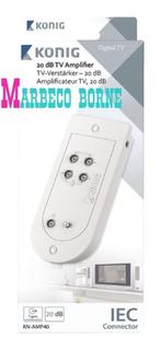 Antenne versterker, CATV Versterker 15 dB 4 Uitgangen, HQ, Nieuw, Info@marbeco.nl, Ophalen of Verzenden