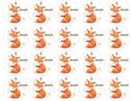 Traktatie bedankjes stickers vosjes met naam en leeftijd, Ophalen of Verzenden, Nieuw, Sticker