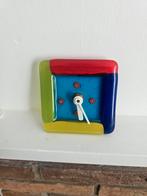 Handgeblazen Murano Italië glazen klok, Verzenden, Gebruikt
