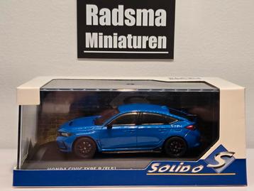 Honda civic Type-R FL5 - Blauw - 1:43 Solido beschikbaar voor biedingen