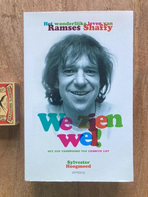 Ramses Shaffy We zien wel boek + vinyl LP levenskunstenaar, Boeken, Biografieën, Zo goed als nieuw, Kunst en Cultuur, Ophalen of Verzenden