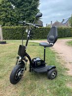 Briski driewiel scootmobiel met rugleuning zonder oplader!, Ophalen, Gebruikt, 46 km of meer, 16 km/u of meer