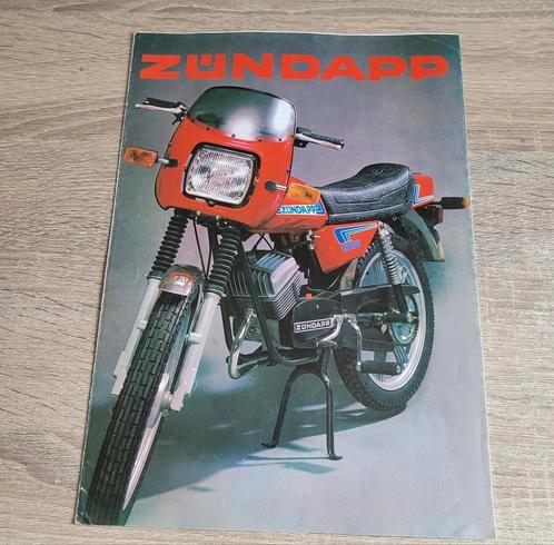 Zundapp Folder NL1981 50 cc 80cc 175 cc 8 pagina's, Fietsen en Brommers, Handleidingen en Instructieboekjes, Gebruikt, Verzenden
