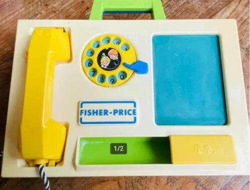 fisher price telefoon centrale , No 153 ,  vintage, Kinderen en Baby's, Speelgoed | Fisher-Price, Zo goed als nieuw, Speelset