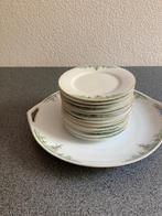 13 dlg gebakstel porselein art deco stijl, Ophalen of Verzenden
