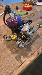 Rc powerboot zenoah rcmk.        Tigerking 27 evo  zo goed, Ophalen of Verzenden, Gebruikt, Groter dan 1:32, Overige merken