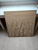 Bloemen schilderij 89x89 cm, Antiek en Kunst, Ophalen