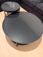 Salontafel set van 2, Huis en Inrichting, Tafels | Salontafels, Ophalen, 50 tot 100 cm, Rond, Zo goed als nieuw