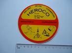 sticker oud HEROCO bakken grijpers st anthonis hijskraan kra, Verzenden, Zo goed als nieuw, Bedrijf of Vereniging
