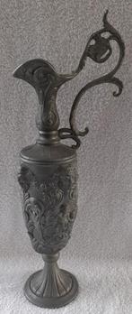 Peltrato 90% Tinnen Wijnkaraf beker - Italië, Antiek en Kunst, Antiek | Tin, Ophalen of Verzenden