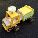 Houten vrachtwagen / loopauto, Ophalen, Gebruikt, Rij- of Hobbelspeelgoed