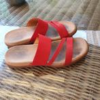Gabor slippers rood maat 40 zgan, Ophalen of Verzenden, Zo goed als nieuw, Rood