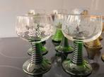 Vintage Roemer Moezel Wijnglazen Set, Ophalen, Glas of Glazen, Gebruikt, Glas