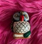 Beeldje, uil met mooie kleuren. Afmetingen zie foto, Verzamelen, Verzenden, Zo goed als nieuw, Dier