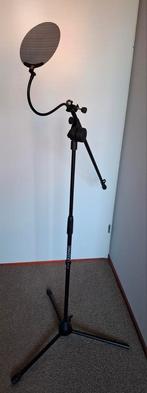 Microfoon standaard met popfilter, Ophalen, Zo goed als nieuw, Studiomicrofoon